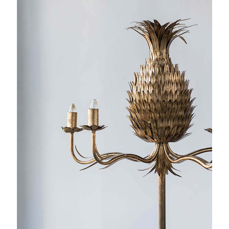 Aprie 70'' Gold Candelabra Floor Lamp