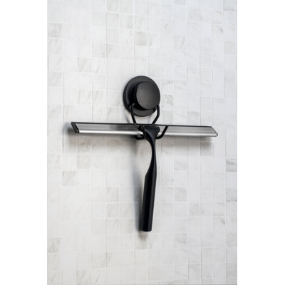 Croydex Stick 'n' Lock Chrome Shower Squeegee