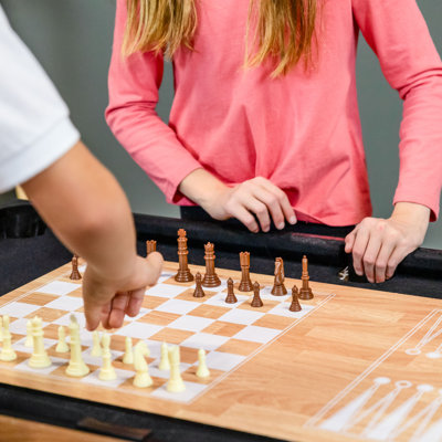 Table multi-jeux 10-en-1 49,5 po Anastasia 2 Joueurs - Aspect bois brun clair