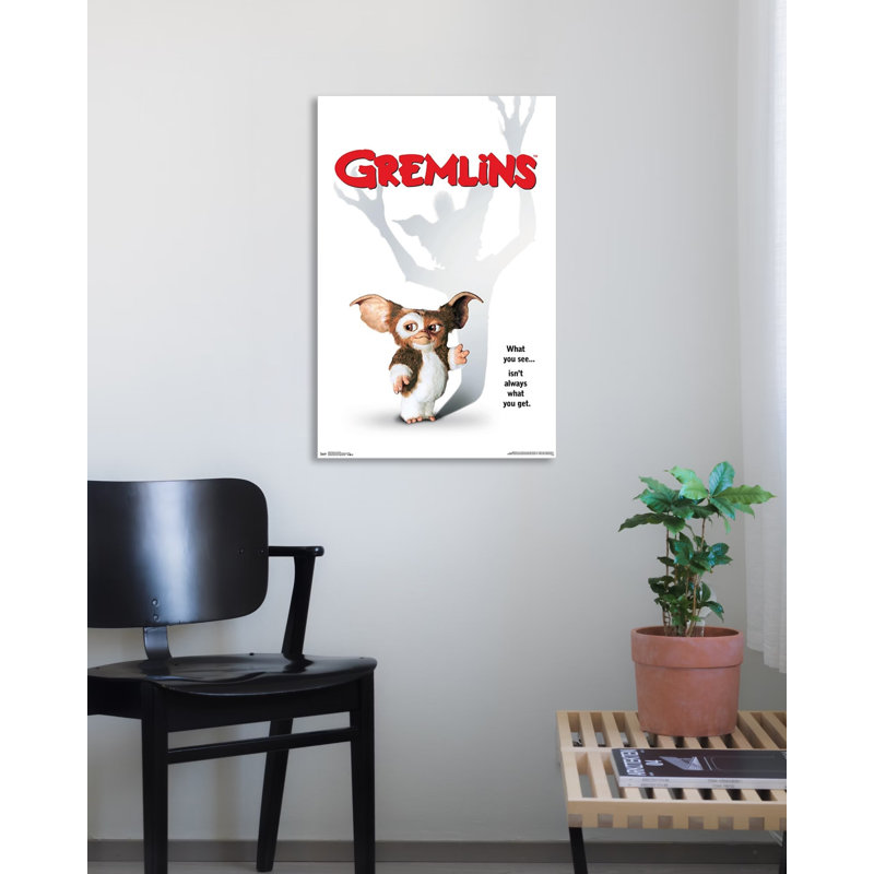 Gremlins - reproduction d'impression sur papier, H 34 po x l 22,25 po x P 0,05 po, Paper