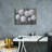 'Simple Agapanthus Gray'  by Danhui Nai Canvas Wall Art