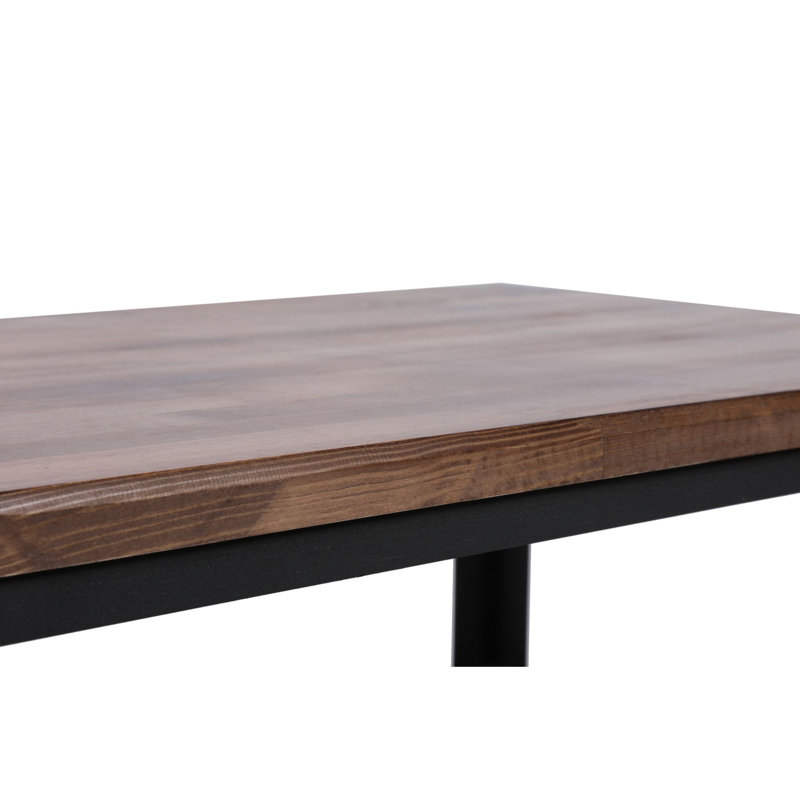 Table basse avec rangement Lacona, Noyers
