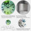 Horloge murale moderne Shades of Green-174219809