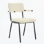 Ensemble de 2 chaises de salle à manger rembourrées avec pieds en métal-857306531