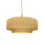 Luminaire suspendu tambour en céramique et en métal 1 lumière Gela-224782679-226086874-225933787