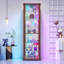 180cm H Display Cabinet with RGB Sensor Lights, 7-Tier Glass Curio Cabinet-2075628073