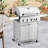 4-burner Propane Gas Grill With Side Burner