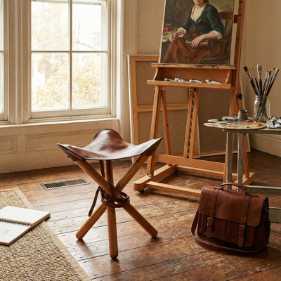 Laylanie Solid Wood Accent Stool