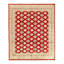 Red Fine Hand Knotted Bokhara 9'X 12'