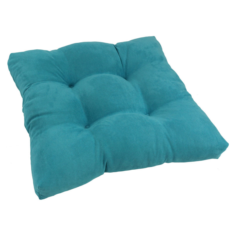 Outdoor 5'' Seat Cushion, Aqua Blue