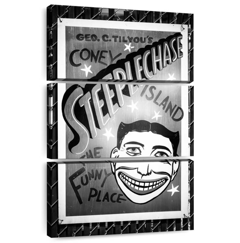Tergel Coney Island Funny Place, 57" H x 36" W