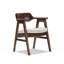 Chaise de salle à manger incurvée Hayes