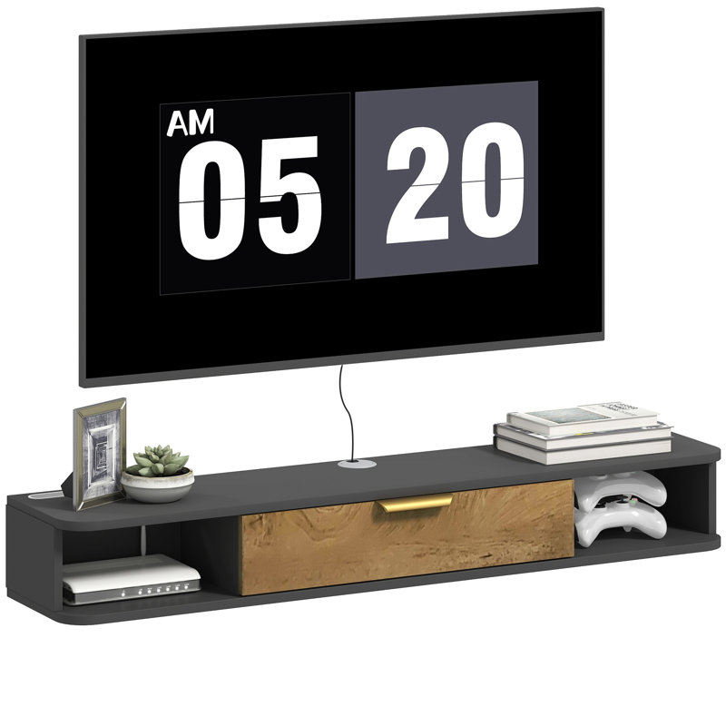 TV Stand, 16cm H x 120cm L x 24cm W