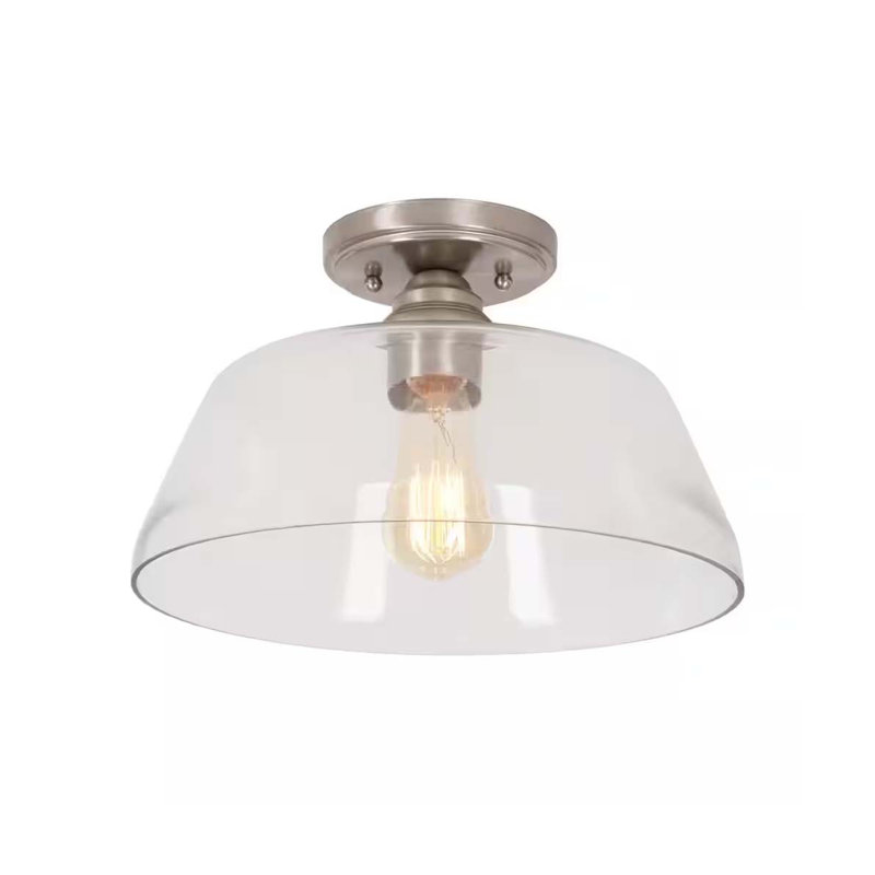 Oldroyd Glass Semi Flush Mount