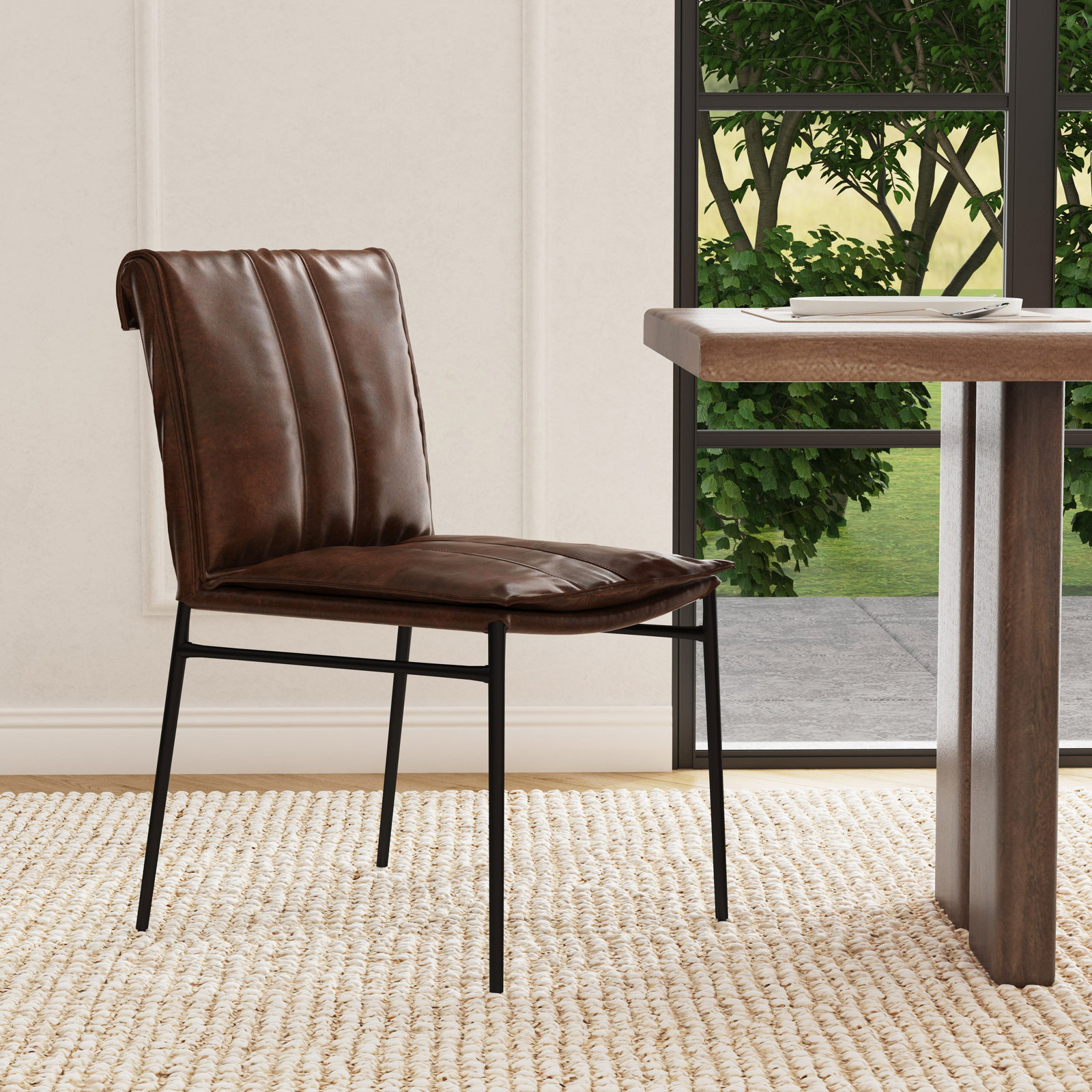 Mayer Side Chair, Brown