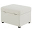 Repose-pieds avec rangement relevable hydraulique Merced Beige