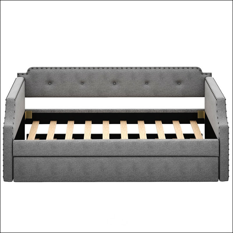 Upholstered Daybed With Trundle