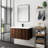 Contemporary 36 Inch Bathroom Vanity With Sink, Soft Close Door, 2 Doors, Walnut, Copious Storage Inch, Modern Design Meeting Practical Needs, Abundant For Daily Chores-615975064-615975046