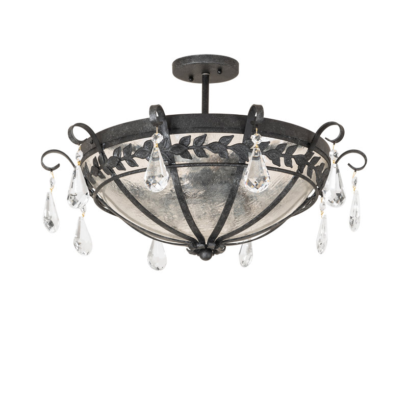 3 - Light Semi Flush Mount
