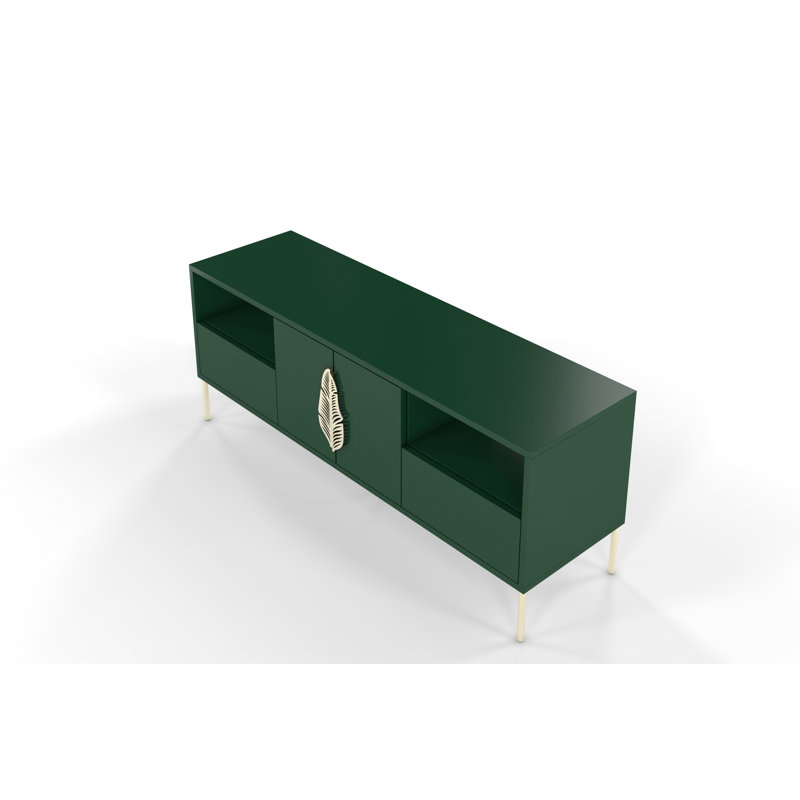 Adelyn Unfinished TV Stand for TVs up to 60", Green