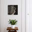 Key storage box, Opens to the right, 30x30x5, Black, The elegance of sculpture in light and shadow, 