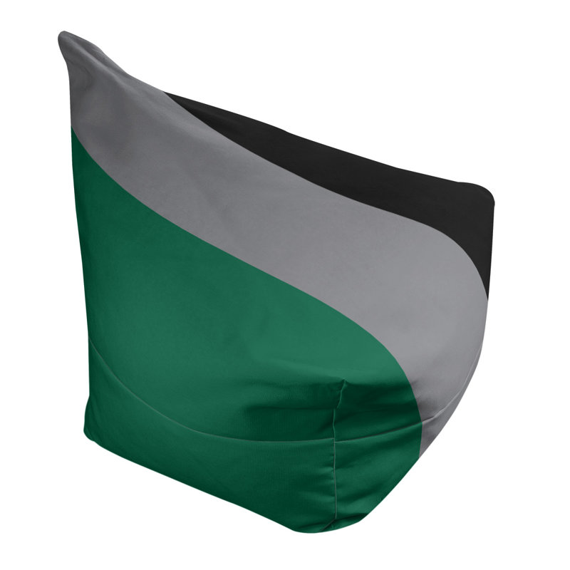 Sac de pois classique, H 42 po x l 38 po x P 31 po, Vert victorieux / gris pierre / noir