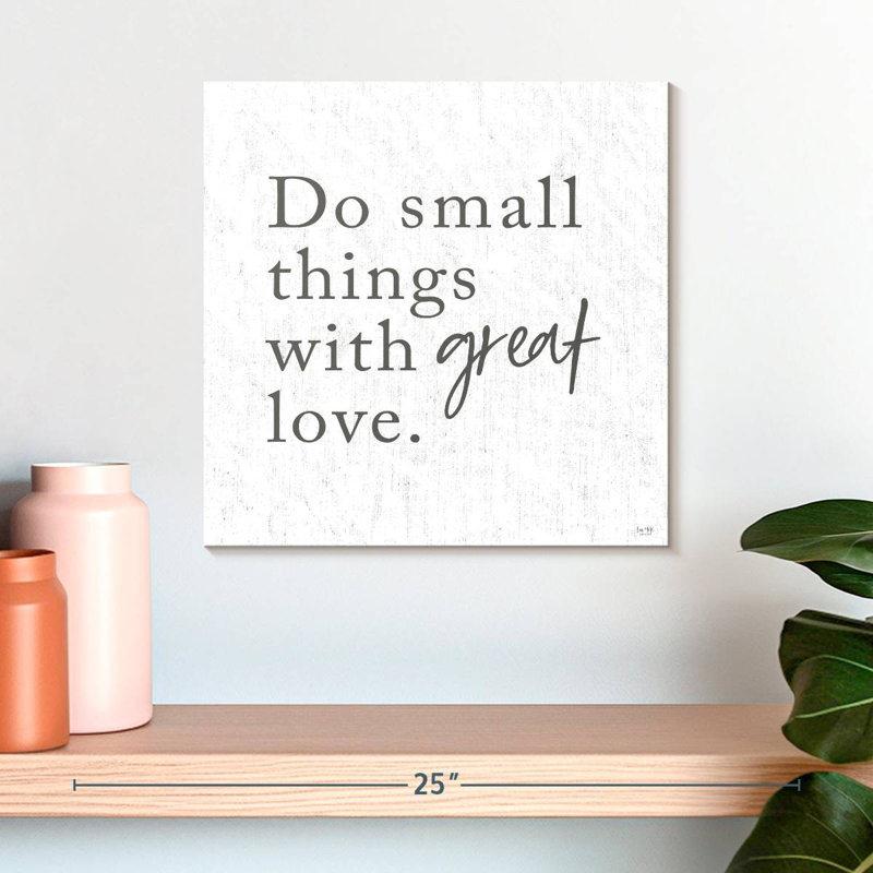 Tergel Do Small Things With Great Love