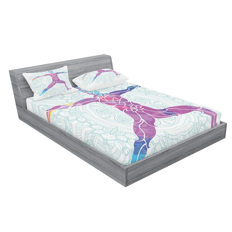 Microfiber Sheet Set, Queen Sheet Set with Fitted Sheet