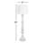 Polyresin 60" Floor Lamp