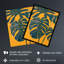 Plant Lover Dark Green Monstera Leaves Wall Art Print