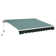 Dakota Fields Polyester Green Cover Retractable Patio Awning