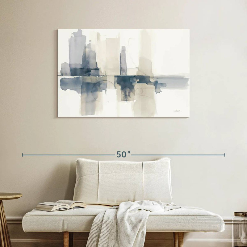 Avery Improvisation Navy, 26" H x 39" W