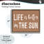 Cadre flottant Life Better In Sun Brown-119913281-119913282
