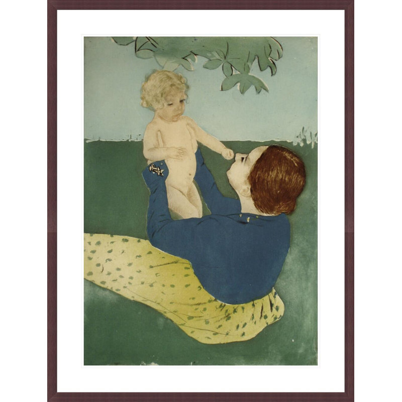 Under the Horse Chestnut Tree by Mary Cassatt -Framed Giclee Print, H 41,5 po x l 31,69 po