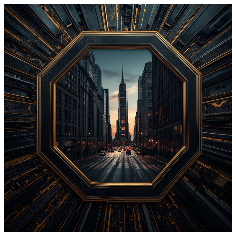 Rideaux de douche City Skyline, L 70 po x H 84 po