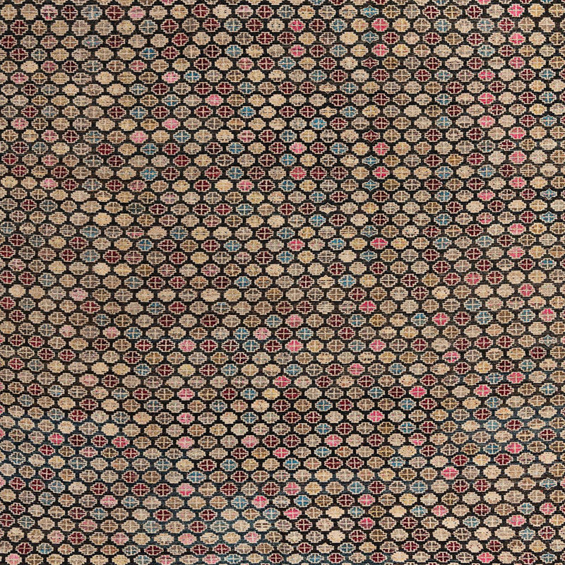 Abstract Indoor Rug, Square 4'