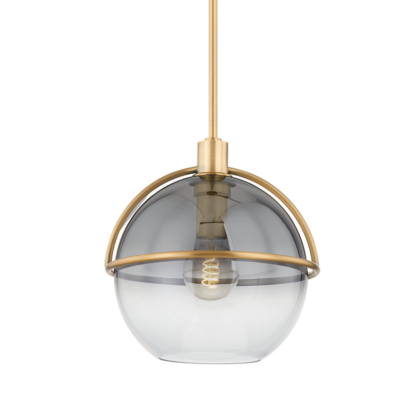 Ivins 1-Light Pendant, 12.25" H x 12" W x 12" D