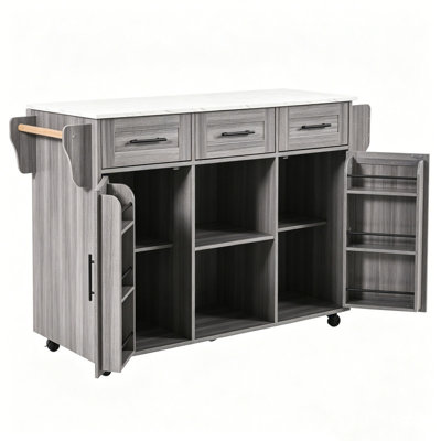 139 cm W Kitchen Island