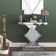 Amla 31.5" Mirrored Glass Console Table With Glass Top Sofa Table