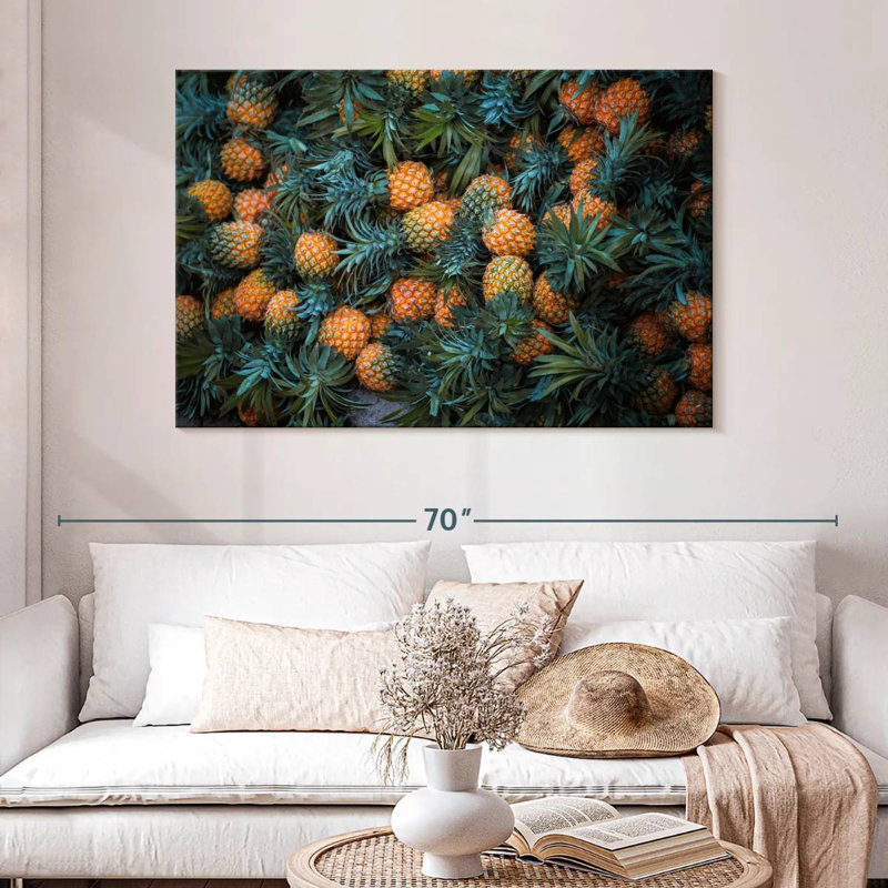 Ananas fraîchement récoltés Yarlin, H 32 po x l 48 po