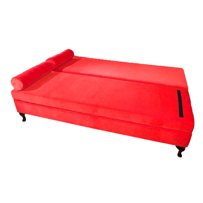 Modern 3 Seater Sleeper, Red