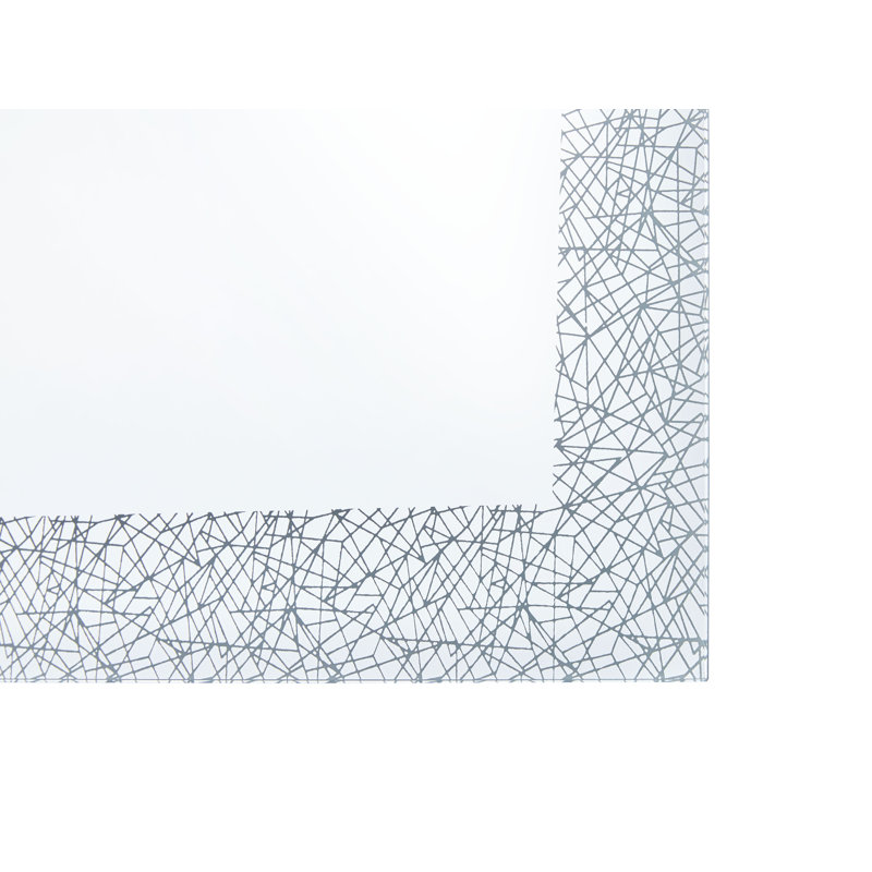 Petronella Glass Flat Wall Mirror