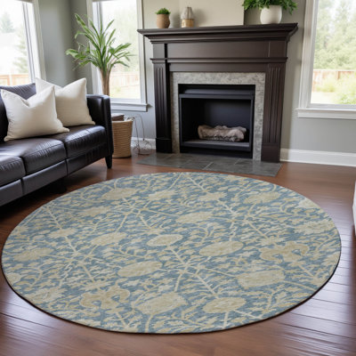 Tapis floral lavable à la machine de qualité supérieure Dahl AMF1086