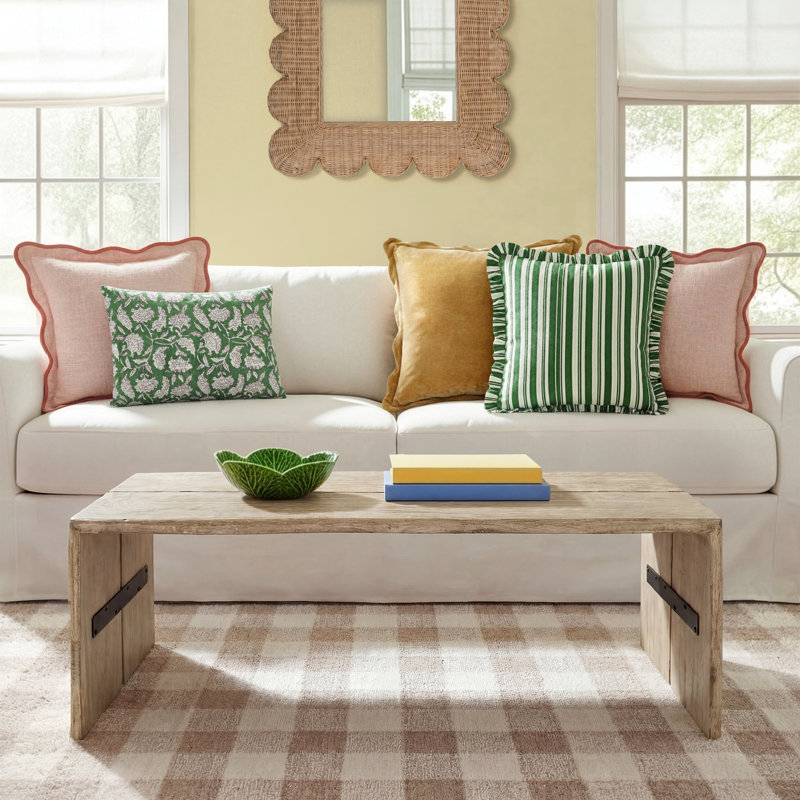 Novato Solid Wood Single Coffee Table, Light Brown