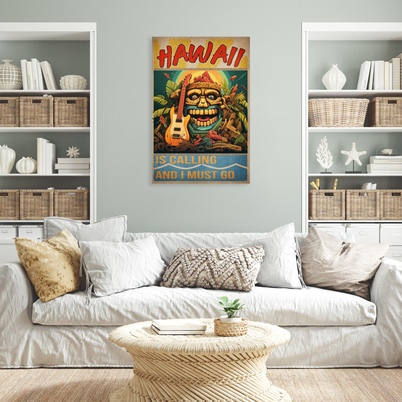 Hawaii Is Calling And I Must Go, H 14 po x l 11 po x P 1,25 po