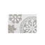 Tapis de bain rectangulaire en coton touffeté