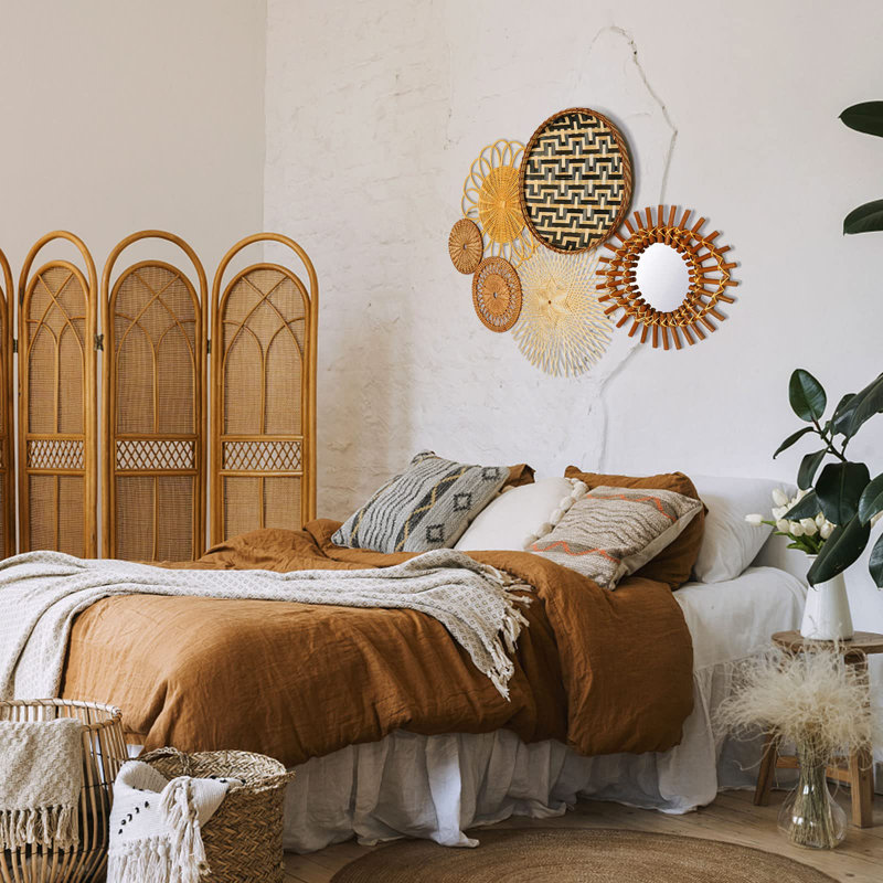 Boho Wall Decor on Fabric
