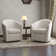 Aunna Upholstered Swivel Barrel Chair