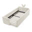 Twin Size Upholstered Platform Bed With Cute Rabbit Ear Shaped Headboard, With Safety Rail And Pocket-1576205097