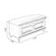 Banc rembourré en cuir véritable brun café-1535425663